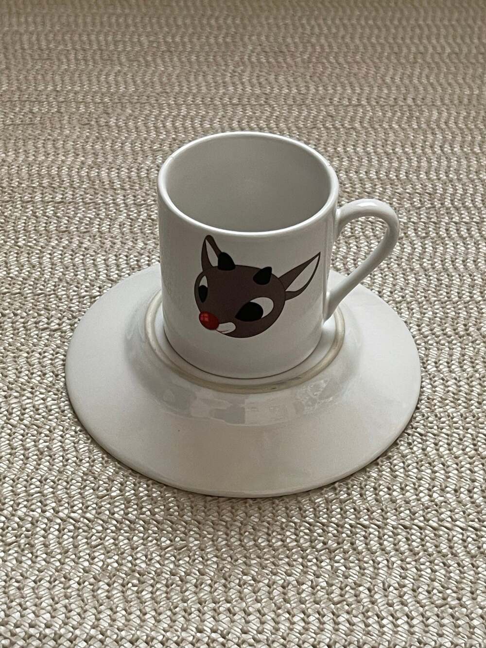 Holiday Character Set For Espresso Cup & Sauce Vintage